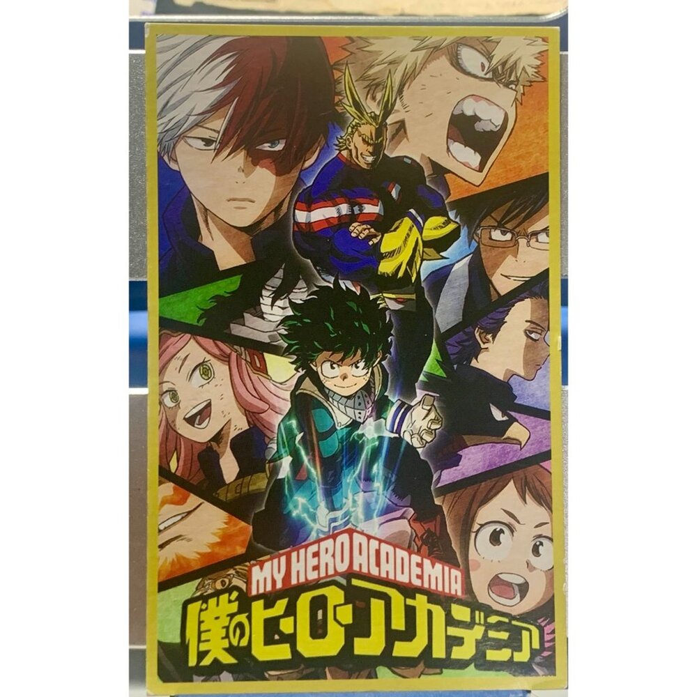 My Hero Academia Anime Poster Featuring Vibrant Characters